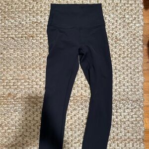 LuluLemon Black WunderTrain leggings